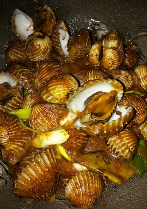 Foto resep Kerang saos tiram pedas 😋