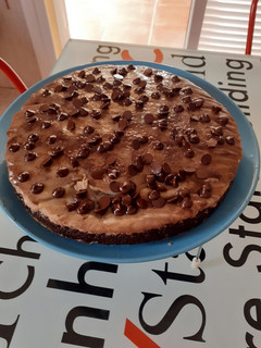 Una foto de Chocoflan