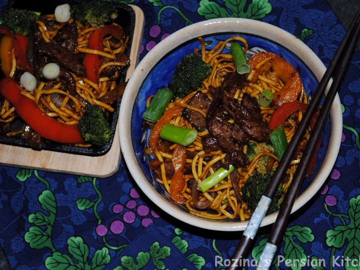 Easy Way Prepare Chinese Beef Chow Mein the Delicious Appealing