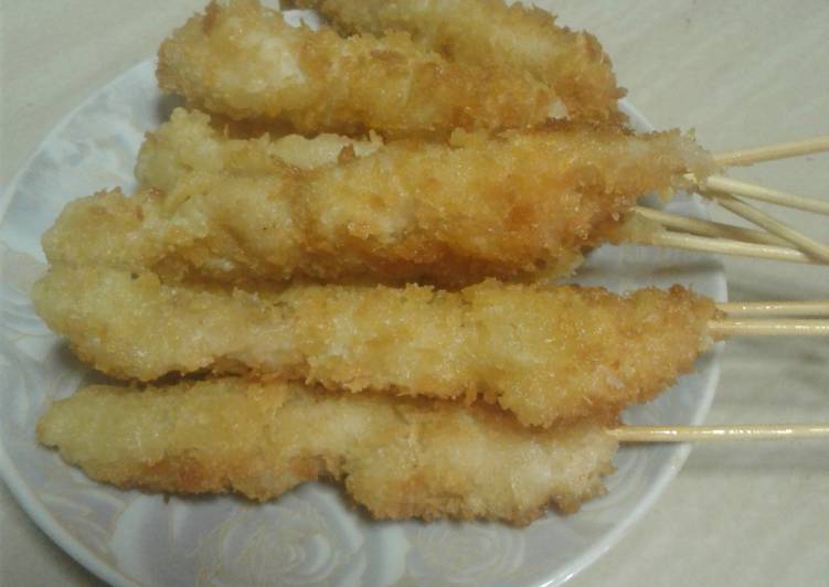 Sate Ayam goreng tepung