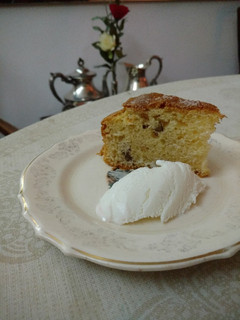 Una foto de Torta húmeda de peras