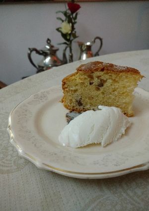 Una foto de Torta húmeda de peras