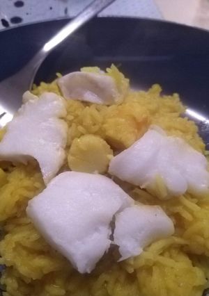 Une photo de Riz de la mer aux épices d'or