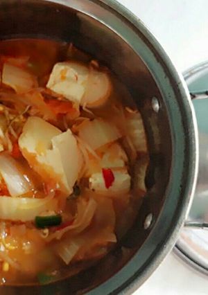 Foto resep Sundubu Jjigae 순두부 찌
