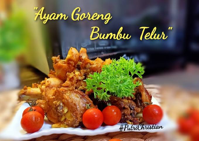 Ayam Goreng Bumbu Telor