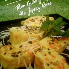 Gyeran Mari Aka Tamagoyaki / Telur Gulung Keju Ala korea atau Jepang রেসিপির প্রধান ছবি