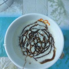 A picture of Cooled coffee.