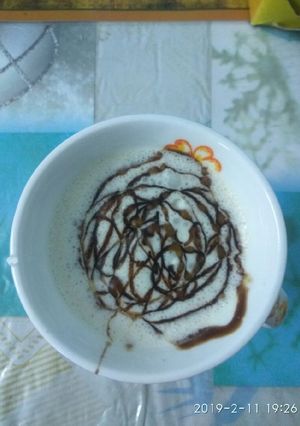 A picture of Cooled coffee.