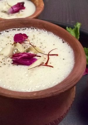 A picture of Gulkand Lassi.