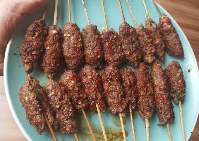 Sate Kepel Sapi bumbu Kebab