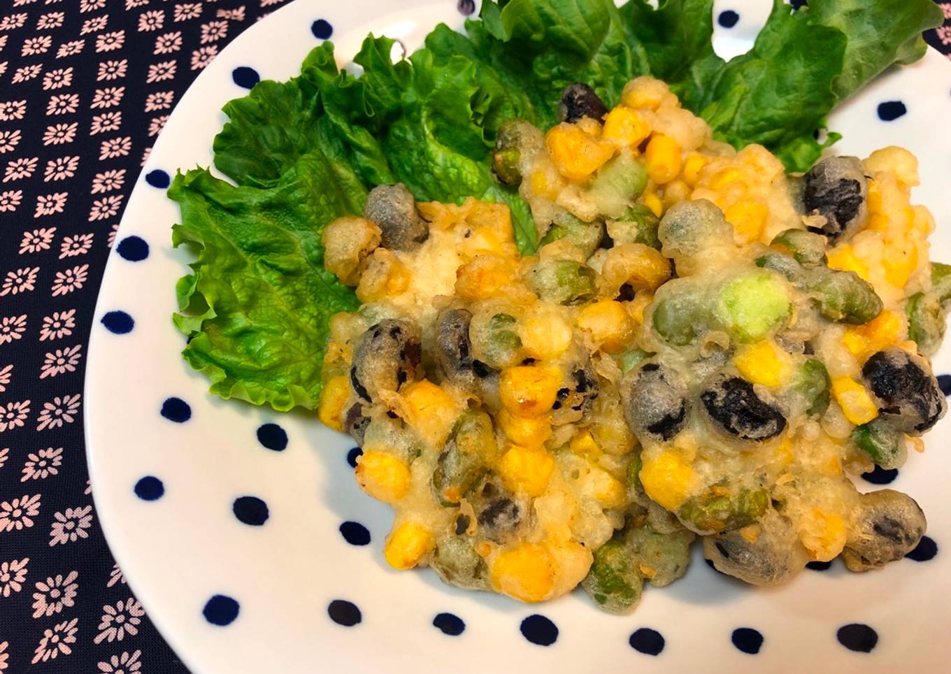 Beans and Corn Tempura