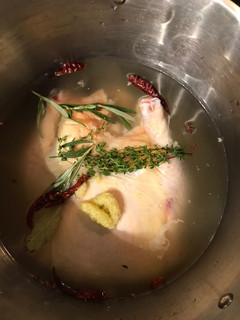 A picture of Cold fighting chicken soup.