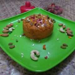 A picture of Kesari Halwa.