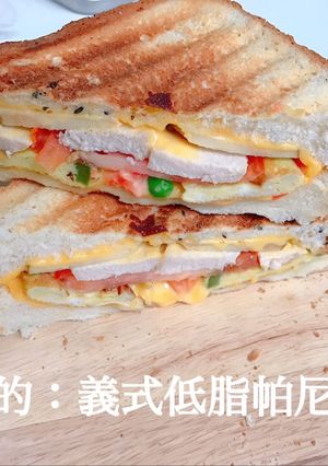 義式低脂帕尼尼 的食譜成品照片