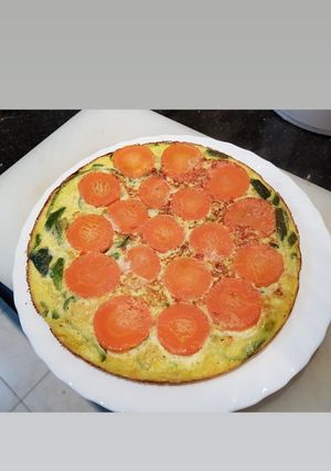 Una foto de Tortilla de verduras