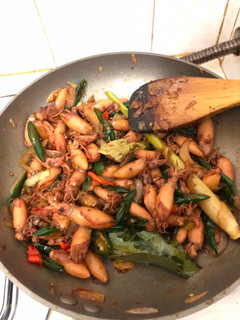 Foto resep Tumis Cumi Asin
