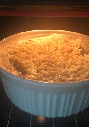 Una foto de Queque salado de acelga espinaca y champiñón
