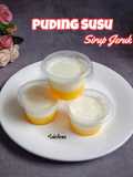 Puding Susu Sirup Jeruk