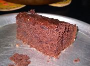 Una foto de manteca de mani de chocolate
