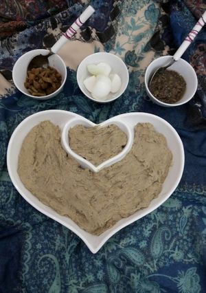 عکسی از دستور حلیم بادمجان