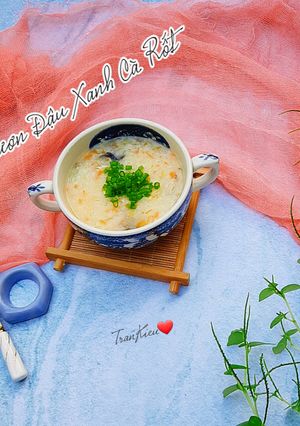 Hình của món Cháo lươn đậu xanh cà rốt.