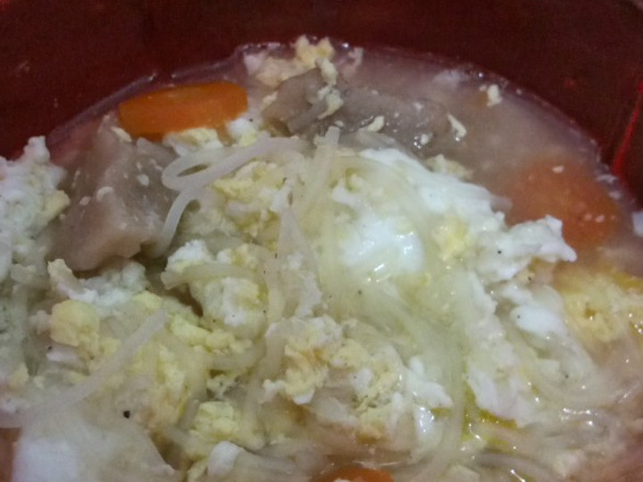 Anti Ribet, Membuat Sup Bihun Telur Orak Arik simple ala Resto Rumahan