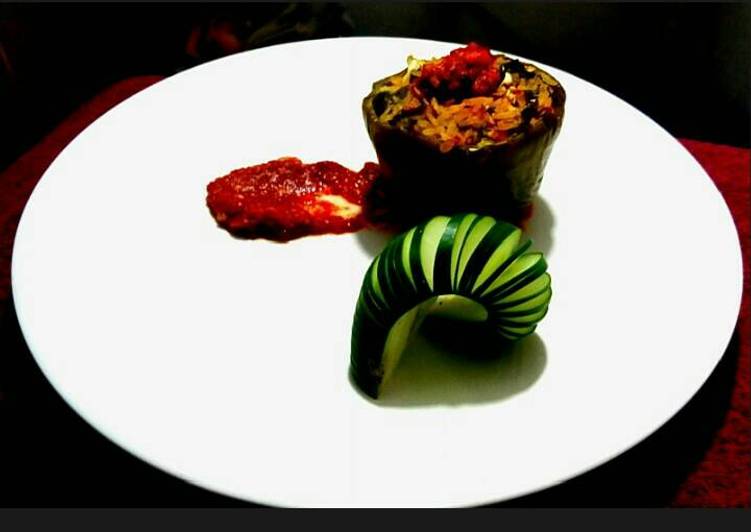 Recipe of Perfect Stuffed Bell Pepper