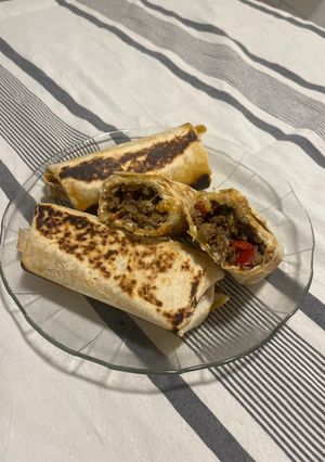 Una foto de Burritos de carne