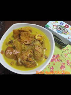 Foto resep Gulai Ayam Kikil Tahu