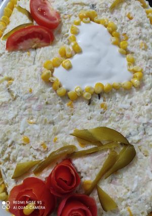 عکسی از دستور سالاد الویه