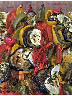 Una foto de Ratatouille de verduras