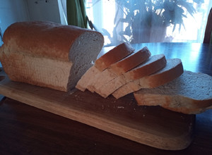 Una foto de Pan de molde casero