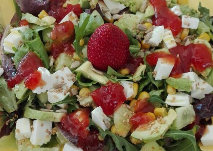 Ensalada De Brotes Tiernos Con Mermelada De Tomate O Frutos 🍓🍒 Receta ...