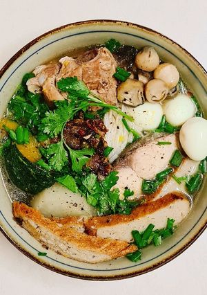 Hình của món Bánh canh Phan Thiết nấu ở Sài Gòn.