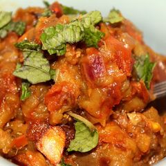 A picture of Baingan Ka Bharta.
