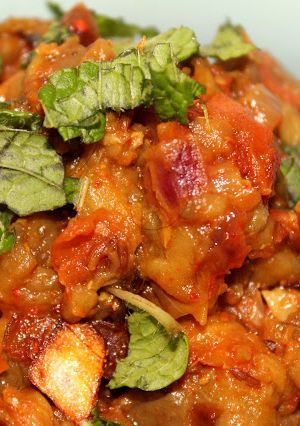 A picture of Baingan Ka Bharta.