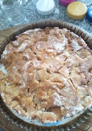 Una foto de Tarta de Manzanas Light con Yogur