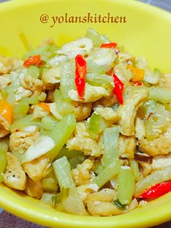 Foto resep Tumis Labu Siam dengan Tahu