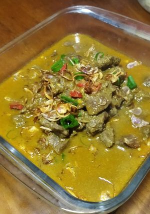 Foto resep Gulai Daging bumbu sendiri dan bumbu Racik Indofood