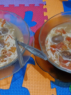 Foto resep MPASI 12M+ Misoa Kuah Telor Puyuh