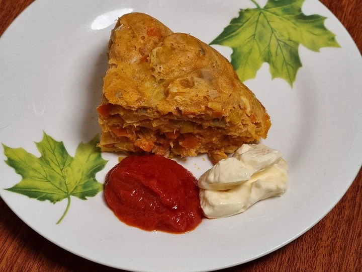 Receta Pastel de atún y verduras  que Muy delicioso