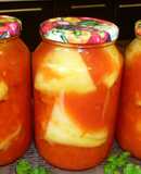 Перец фаршированный морковью на зиму