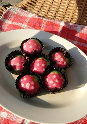 Foto resep Bolu Kukus Mini Strawberry