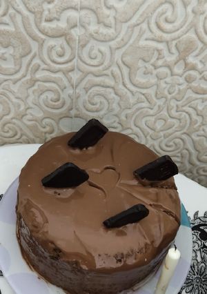 عکسی از دستور کیک تولد مسافرتی بدون فر
