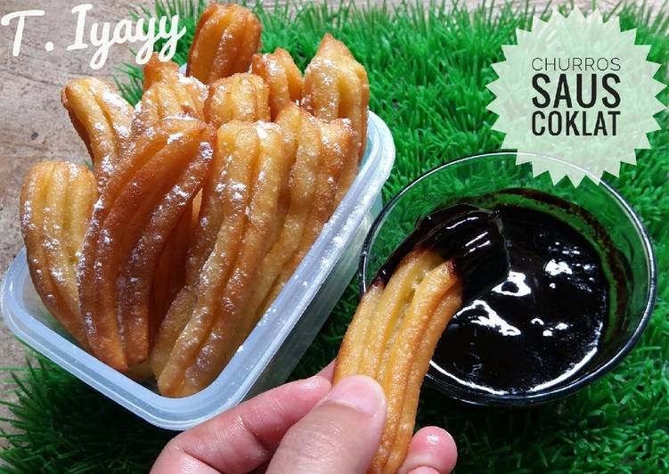 Churros saus coklat