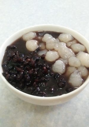 Hình của món Chè đỗ đen trân châu trắng.
