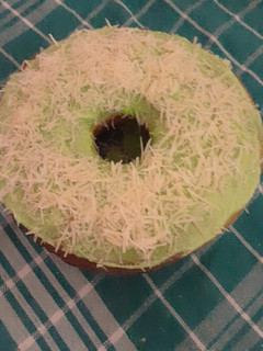 Foto resep Bolu pandan keju 1 telur