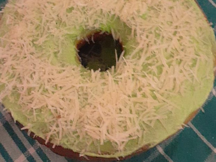 Resep Bolu pandan keju 1 telur yang Enak