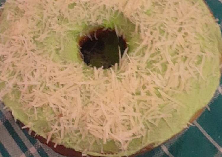 Bolu pandan keju 1 telur