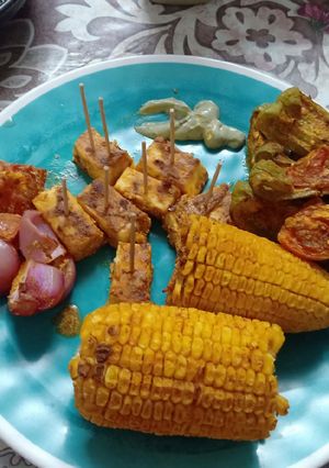 A picture of Grilled panneer.